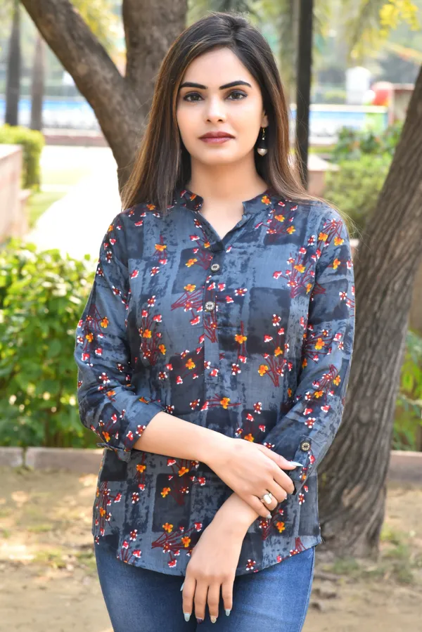 Grey_Viscose_Rayon_Casual_Floral_Print_Top_For_Women