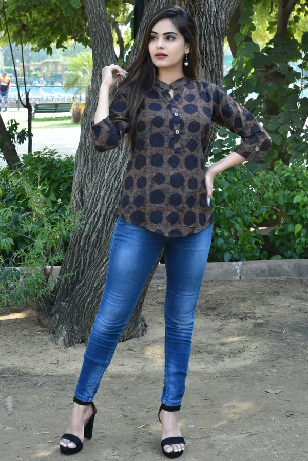 Grey_Viscose_Rayon_Casual_Floral_Print_Top_For_Women