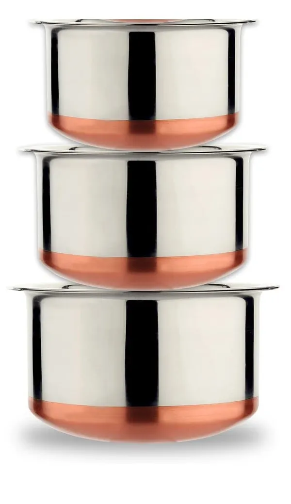 Silver_Copper_Base_Stainless_Steel_22_Gauge_Multi-Purpose_Cook_And_Serve_Use_Tope_Set_With_Lid_(Set_Of_3)