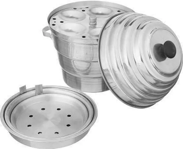 Silver_Aluminum_Idli_Maker_Cooker_With_3_Plates