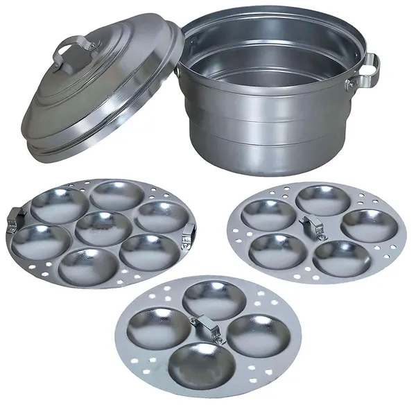 Silver_Aluminum_Standard_Idli_Maker_Steamer_Cooker_Sati_25_Pot