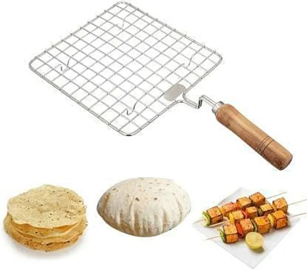 Multicolor_Square_Stainless_Steel_Roasting_Net_With_Steel_Tong_For_Kitchen