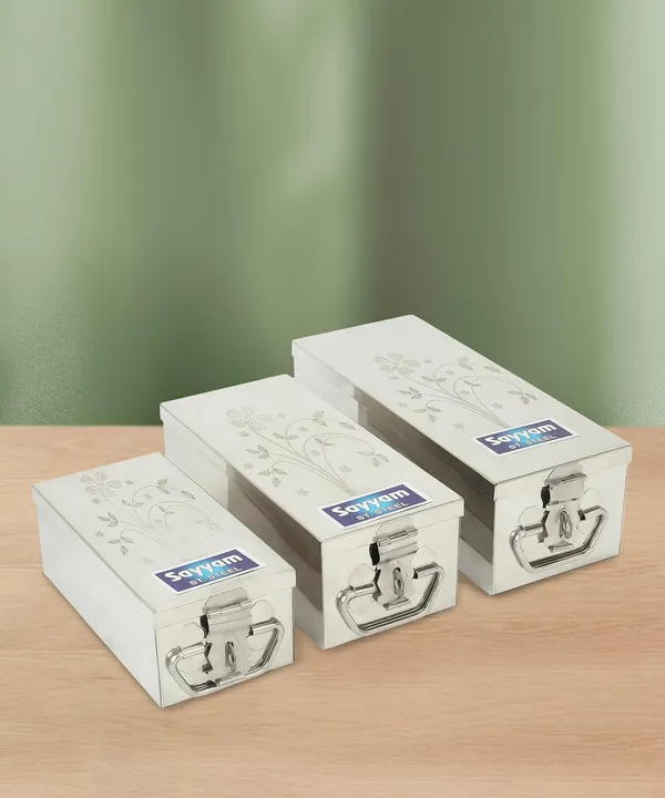 Silver_Stainless_Steel_Locker_Boxes_|_Jewellery_Boxes_|_Cash_Peti_Set_(8_Inch_|_10_Inch_|_12_Inch)_(Pack_Of_3)