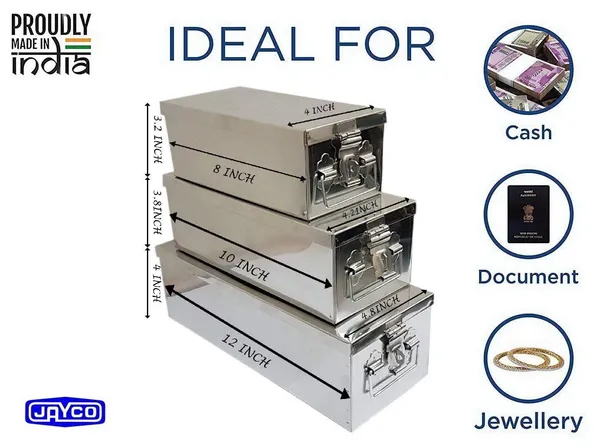 Silver_Stainless_Steel_Locker_Boxes_|_Jewellery_Boxes_|_Cash_Peti_Set_(8_Inch_|_10_Inch_|_12_Inch)_(Pack_Of_3)