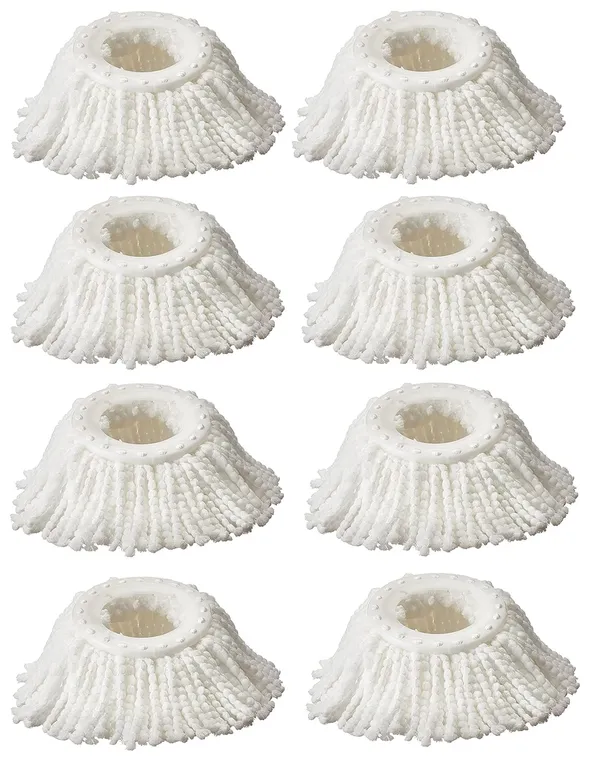 White_Microfiber_Spin_Mop_Refill_(Pack_Of_8)