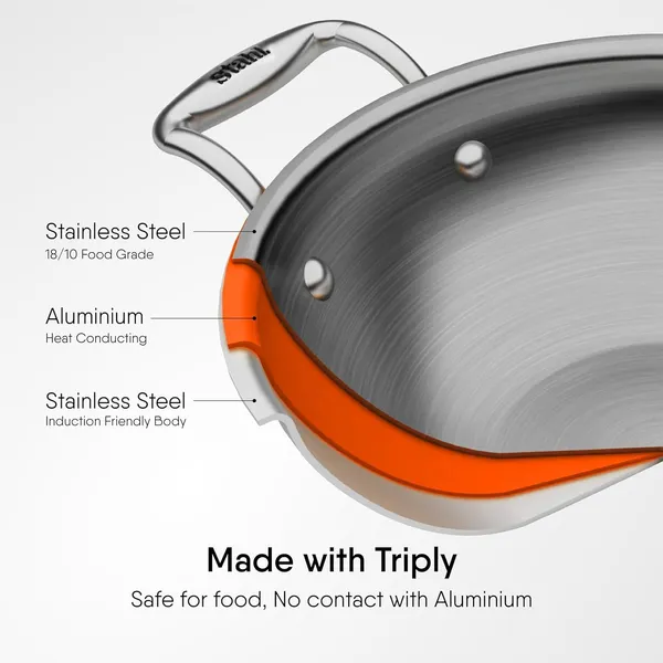 Silver_Stainless_Steel_Cookware_With_Induction_Base_(1.6_L)_(Kadhai_With_Handle)_(20_Cm_Dia)