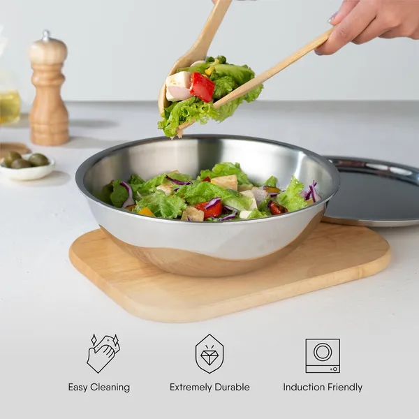 Silver_Stainless_Steel_Cookware_With_Induction_Base_(3.3_L)_(Kadhai_Without_Handle)_(26_Cm_Dia)