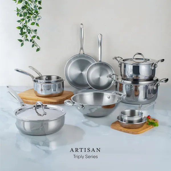 Silver_Stainless_Steel_Cookware_With_Induction_Base_(3.3_L)_(Kadhai_Without_Handle)_(26_Cm_Dia)