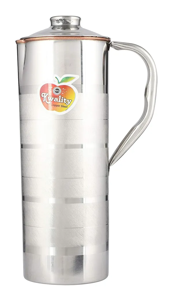 Silver_Steel_Copper_Embossed_Water_Jug_(1000Ml)