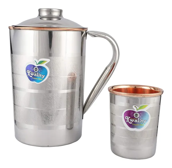 Silver_Steel_Copper_Embossed_Jug_Pitcher_With_4_Embossed_Glass_Tumbler_(Jug_1750_Ml_|_Glass_250_Ml_Each)