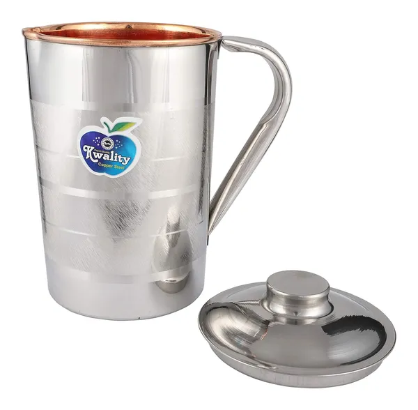 Silver_Steel_Copper_Embossed_Jug_Pitcher_With_4_Embossed_Glass_Tumbler_(Jug_1750_Ml_|_Glass_250_Ml_Each)