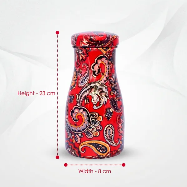 Red_Copper_Pot_1_Litre_Made_In_India__(Red_Leaf_Design)