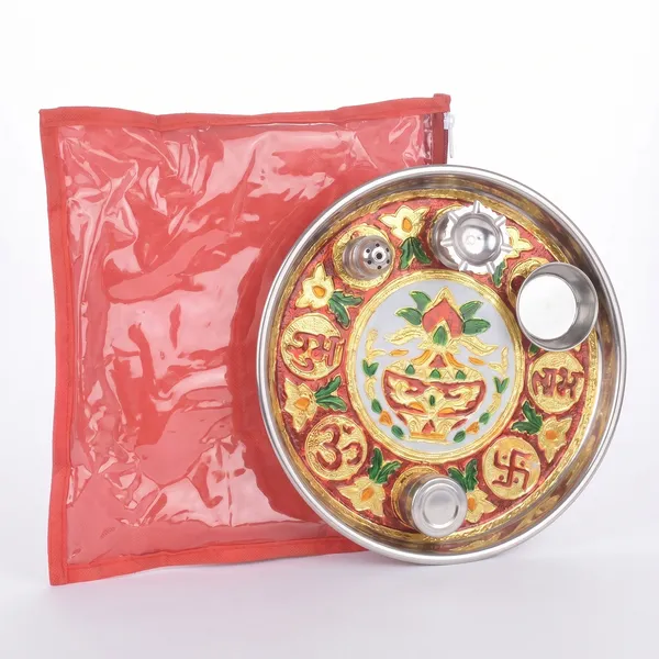 Multi_Multi_Coloured_Meenakari_Print_Stainless_Steel_Puja_Thali_Made_In_India__(10_Inches)