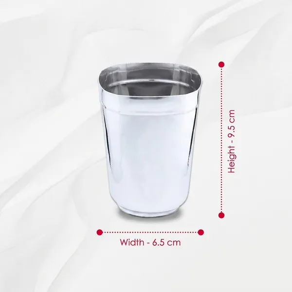 Grey_Stainless_Steel_Drinking_Glass_With_Serving_Tray