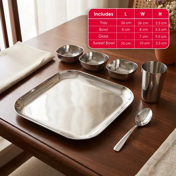 Set_Of_36_-_Grey_Piece_Stainless_Steel_Square_Dinner_Set_18_Guage_Mirror_Polish__12_Bowls_6_Halwa_Plate_6_Glass_6_Spoon6_Plate_(12_Inch_Square_Set_Of_6_Dinner_Sets)