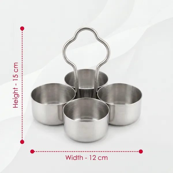 Set_Of_12_-_Silver_Stainless_Steel_Chaumukha_Matka_Chowmukh_Haldi_Kumkum_Rangoli_Chawal_Holder