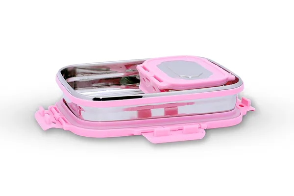 Pink_Stainless_Steel_Hot_Lunch_Box_Pink_Colour_Mirror_Polish_Weight_414_Grams