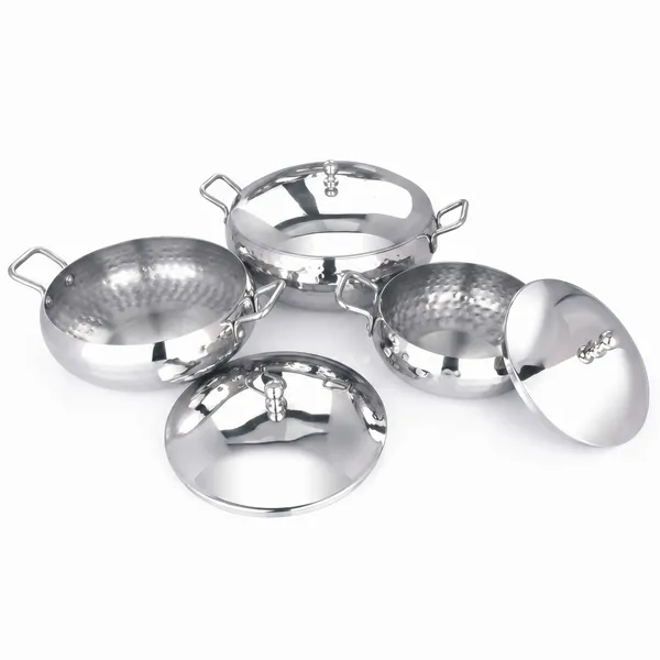 Set_Of_3_-_Serve_,_Store_And_Handi_Stainless_Steel_1550ml,_1050ml_&_550ml_Grey_(18_Guage_Matther/Hammered)