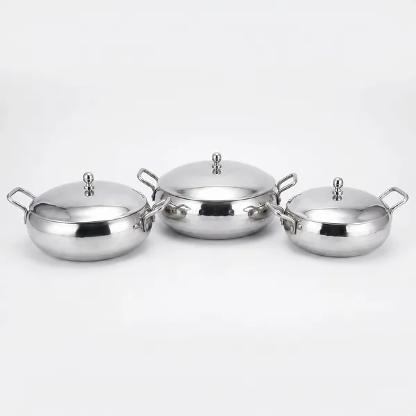 Set_Of_3_-_Serve_,_Store_And_Handi_Stainless_Steel_1550ml,_1050ml_&_550ml_Grey_(18_Guage_Matther/Hammered)