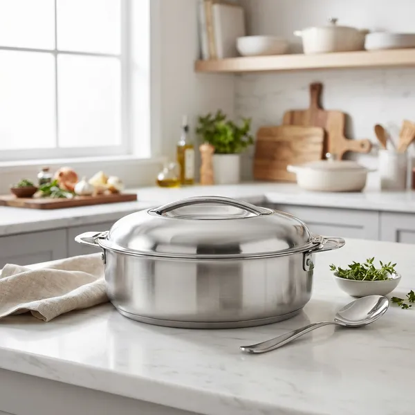 Grey_Stainless_Steel_Insulated_Casserole/Hot_Pot