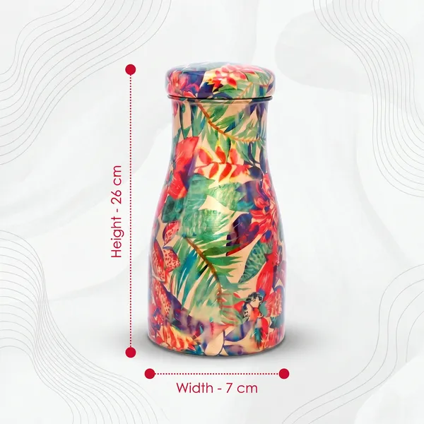 Multi_Copper_Pot_1_Litre_Made_In_India__(Leaf_Design)