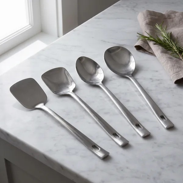 Set_Of_5_-_Grey_Stainless_Steel_Cooking_And_Serving_Spoons_16_Guage_Heavy_Stainless_Steel_Spoons