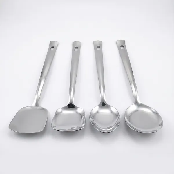 Set_Of_5_-_Grey_Stainless_Steel_Cooking_And_Serving_Spoons_16_Guage_Heavy_Stainless_Steel_Spoons