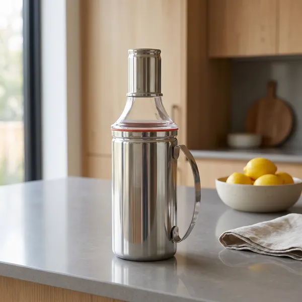Grey_Stainless_Steel_Oil_Pourer/_Oil_Dispenser_With_Handle_Set_Of_1
