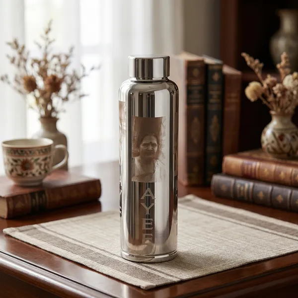 Grey_Stainless_Steel_Customised/Custom_Water_Bottle_900_Ml_Made_In_India__(Name_And_Photo_Print)