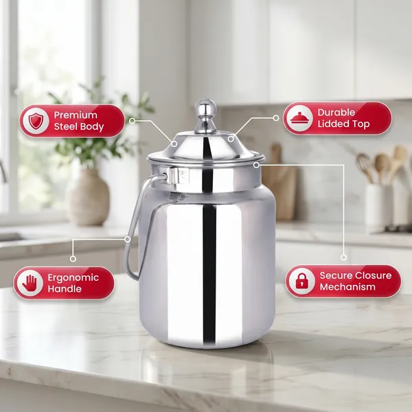 Grey_Stainless_Steel_Heavy_Gauge_Milk/Oil_Pot