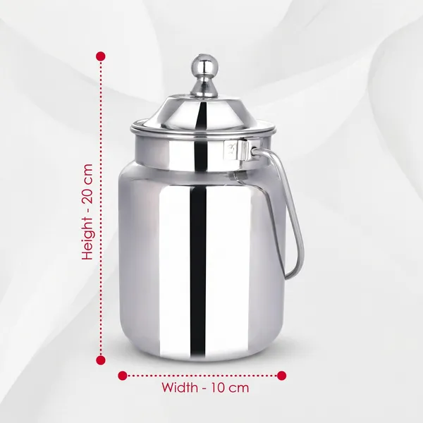 Grey_Stainless_Steel_Heavy_Gauge_Milk/Oil_Pot