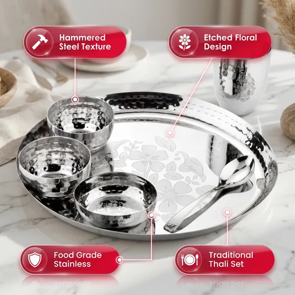 Grey_Stainless_Steel_Laser_Printed_Dinner_Set_With_Hammered_Engraving_And_Mirror_Polish_1