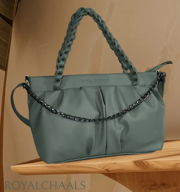 Green_PU_Stylish_Self_Design_Crossbody_Sling_Bag_For_Women_&_Girls_(10_X_4_X_7_Inch)