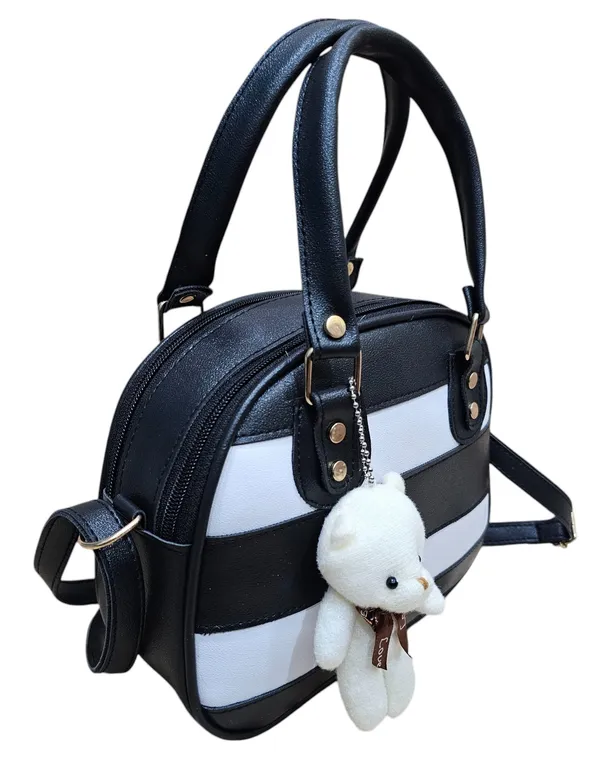 Black_Pu_Stylish_Self_Design_Crossbody_Sling_Bag_For_Women_&_Girls_(10_X_4_X_8_Inch)