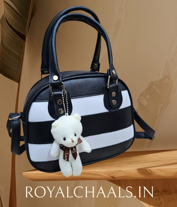 Black_Pu_Stylish_Self_Design_Crossbody_Sling_Bag_For_Women_&_Girls_(10_X_4_X_8_Inch)