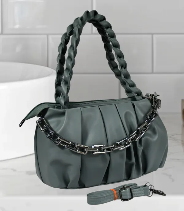 Green_PU_Stylish_Self_Design_Crossbody_Sling_Bag_For_Women_&_Girls_(11_X_3_X_7_Inch)