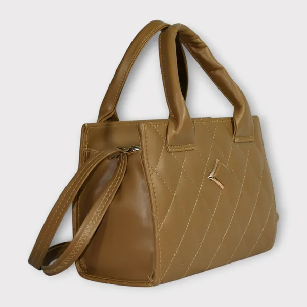 Khaki_PU_Stylish_Self_Design_Crossbody_Sling_Bag_For_Women_&_Girls_(10_X_4_X_7_Inch)