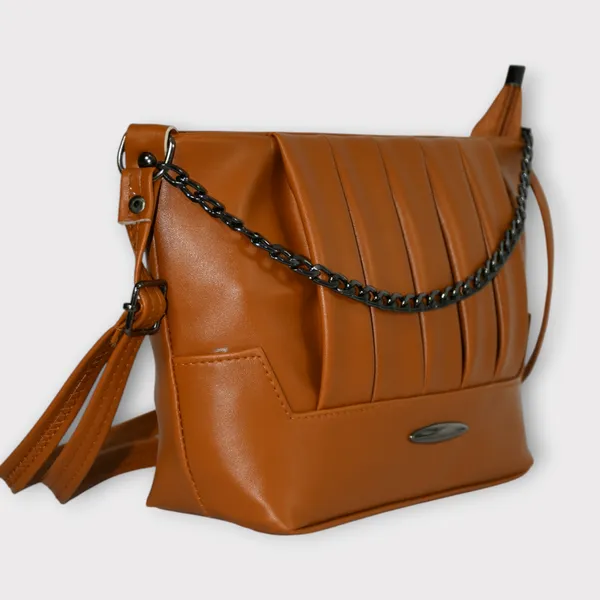 Tan_PU_Stylish_Self_Design_Crossbody_Sling_Bag_For_Women_&_Girls_(11_X_3_X_7_Inch)