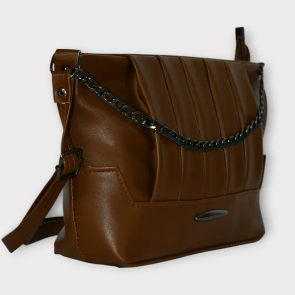Brown_PU_Stylish_Self_Design_Crossbody_Sling_Bag_For_Women_&_Girls_(11_X_3_X_7_Inch)