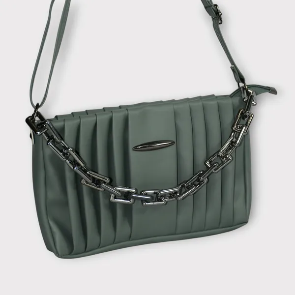 Green_PU_Stylish_Self_Design_Crossbody_Sling_Bag_For_Women_&_Girls_(10_X_1_X_6_Inch)