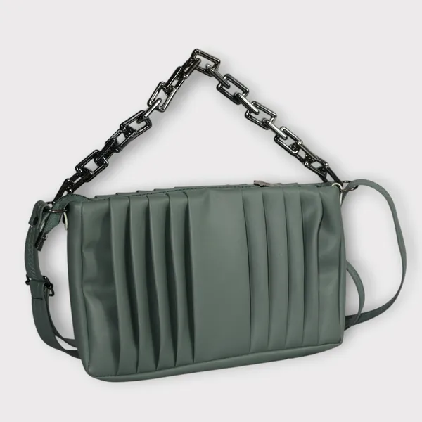 Green_PU_Stylish_Self_Design_Crossbody_Sling_Bag_For_Women_&_Girls_(10_X_1_X_6_Inch)