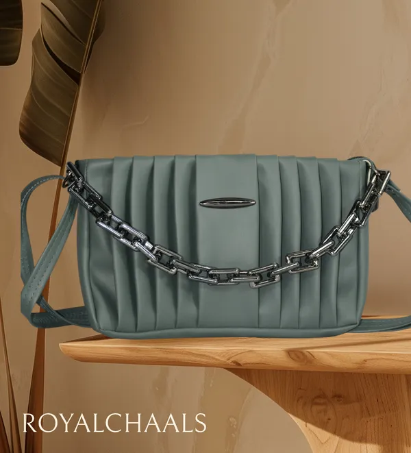 Green_PU_Stylish_Self_Design_Crossbody_Sling_Bag_For_Women_&_Girls_(10_X_1_X_6_Inch)