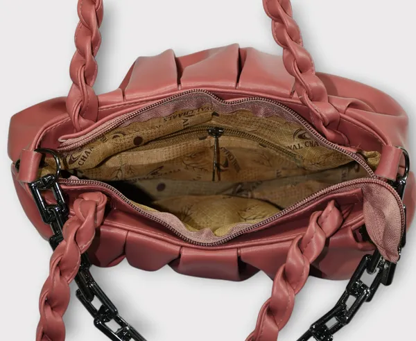 Peach_PU_Stylish_Self_Design_Crossbody_Sling_Bag_For_Women_&_Girls_(11_X_3_X_7_Inch)