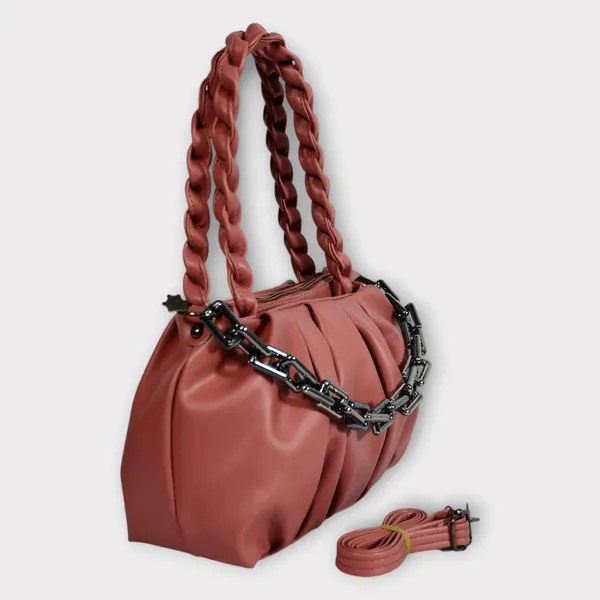 Peach_PU_Stylish_Self_Design_Crossbody_Sling_Bag_For_Women_&_Girls_(11_X_3_X_7_Inch)