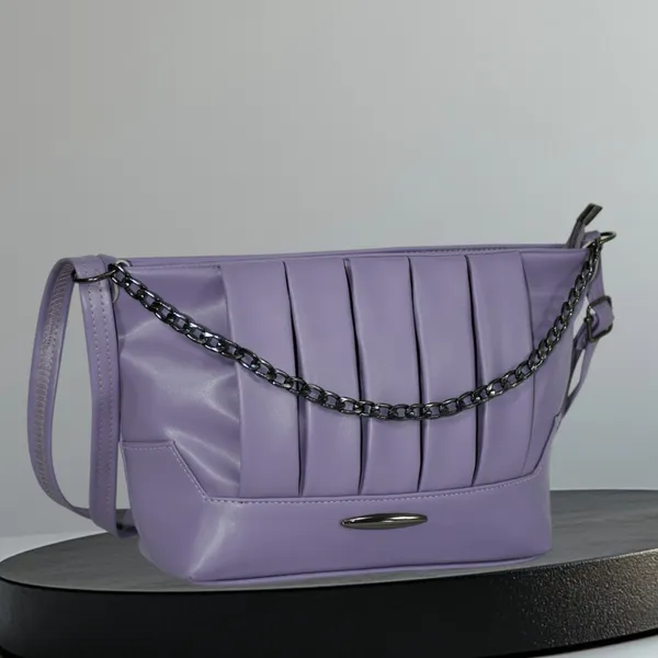 Purple_PU_Stylish_Self_Design_Crossbody_Sling_Bag_For_Women_&_Girls_(11_X_3_X_7_Inch)