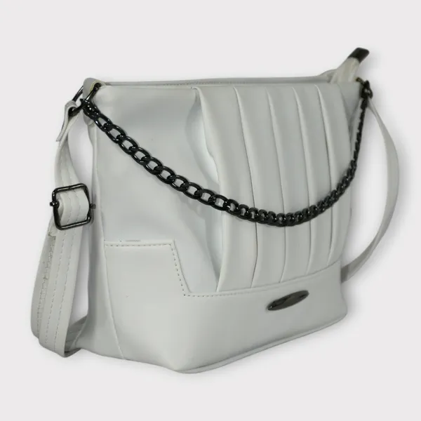 White_PU_Stylish_Self_Design_Crossbody_Sling_Bag_For_Women_&_Girls_(11_X_3_X_7_Inch)