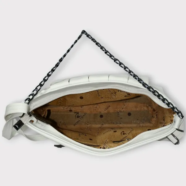 White_PU_Stylish_Self_Design_Crossbody_Sling_Bag_For_Women_&_Girls_(11_X_3_X_7_Inch)