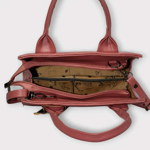 Peach_PU_Stylish_Self_Design_Crossbody_Sling_Bag_For_Women_&_Girls_(10_X_4_X_7_Inch)