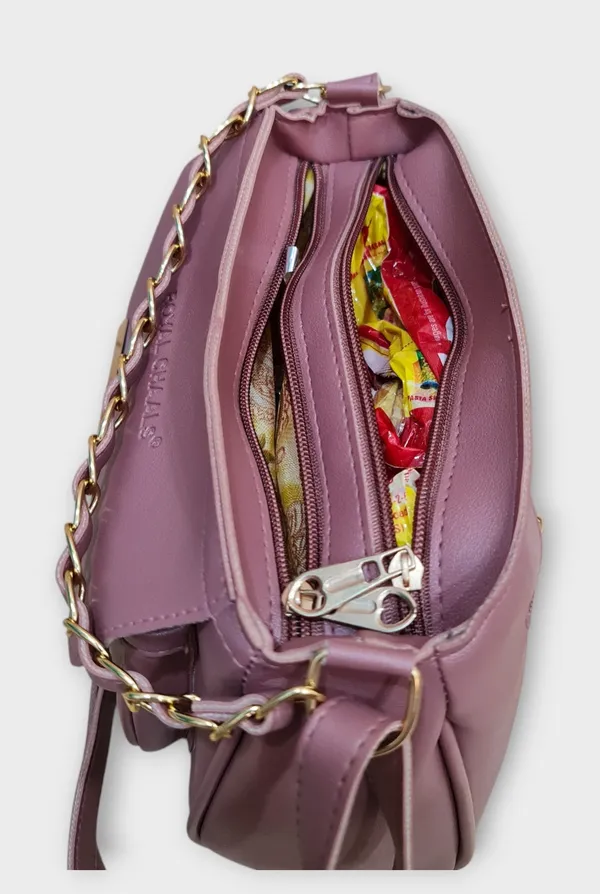 Peach_Pu_Stylish_Self_Design_Crossbody_Sling_Bag_For_Women_&_Girls_(10_X_3_X_8_Inch)