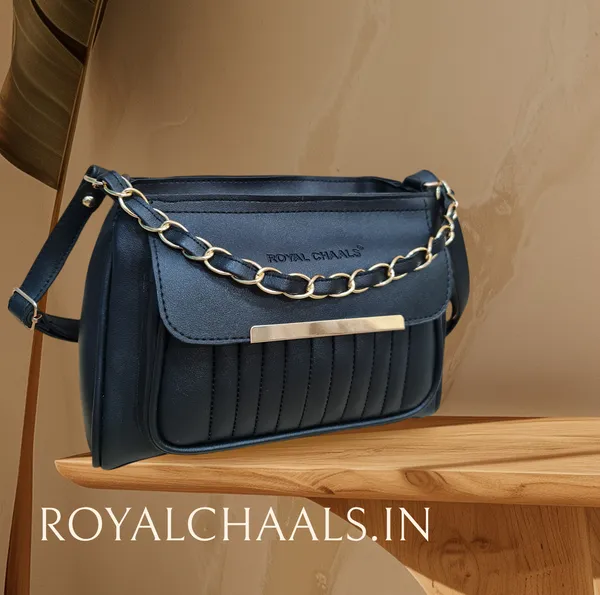 Black_Pu_Stylish_Self_Design_Crossbody_Sling_Bag_For_Women_&_Girls_(10_X_3_X_8_Inch)